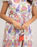 Beau & Ro Dress The Flutter Dress | Violet Leopard Love