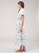 Beau & Ro Dress The Flutter Dress | White Fish