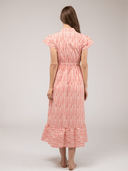 Beau & Ro Dress The Flutter Midi Dress | Sorrento Stripe