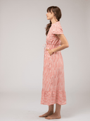 Beau & Ro Dress The Flutter Midi Dress | Sorrento Stripe