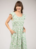 Beau & Ro Dress The Goldie Dress | Green Garden