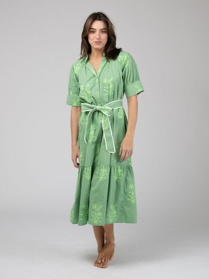 Beau & Ro Dress The Jane Dress | Fern Jaipur Floral