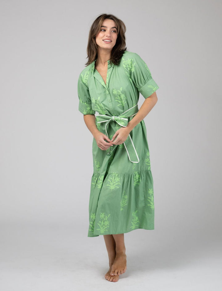 Beau & Ro Dress The Jane Dress | Fern Jaipur Floral