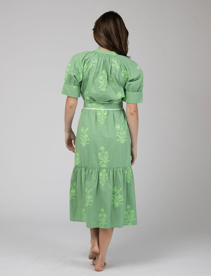 Beau & Ro Dress The Jane Dress | Fern Jaipur Floral