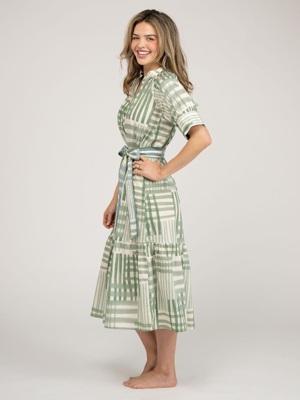 Beau & Ro Dress The Jane Dress | Green Check