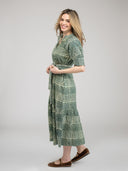 Beau & Ro Dress The Jane Dress | Green Fall Resist
