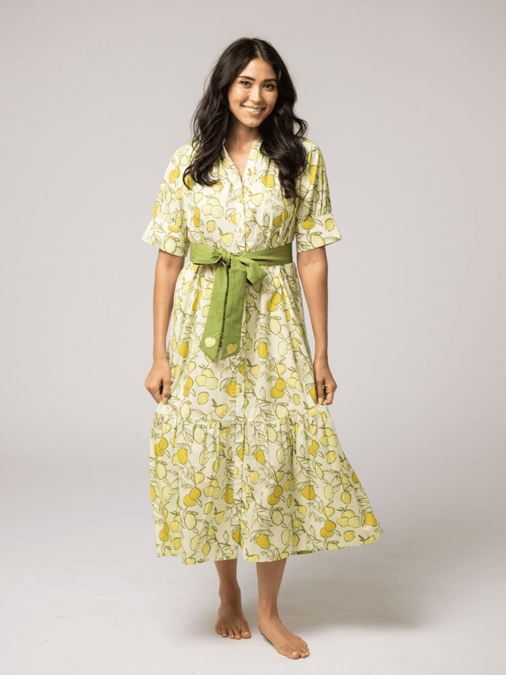 Beau & Ro Dress The Jane Dress | Lemon Citrus