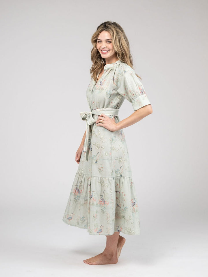 Beau & Ro Dress The Jane Dress | Sage Mural