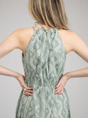 Beau & Ro Dress The Jenna Dress | Sage Virginia Stripe