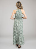 Beau & Ro Dress The Jenna Dress | Sage Virginia Stripe