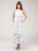 Beau & Ro Dress The Jenna Dress | White Fish