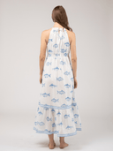 Beau & Ro Dress The Jenna Dress | White Fish