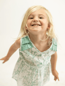 Beau & Ro Dress The Julia Dress | Green Coral