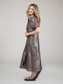 Beau & Ro Dress The Kris Dress | Brown Shine