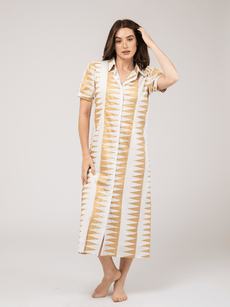 The Kris Dress | Edgy White Medium / Edgy White
