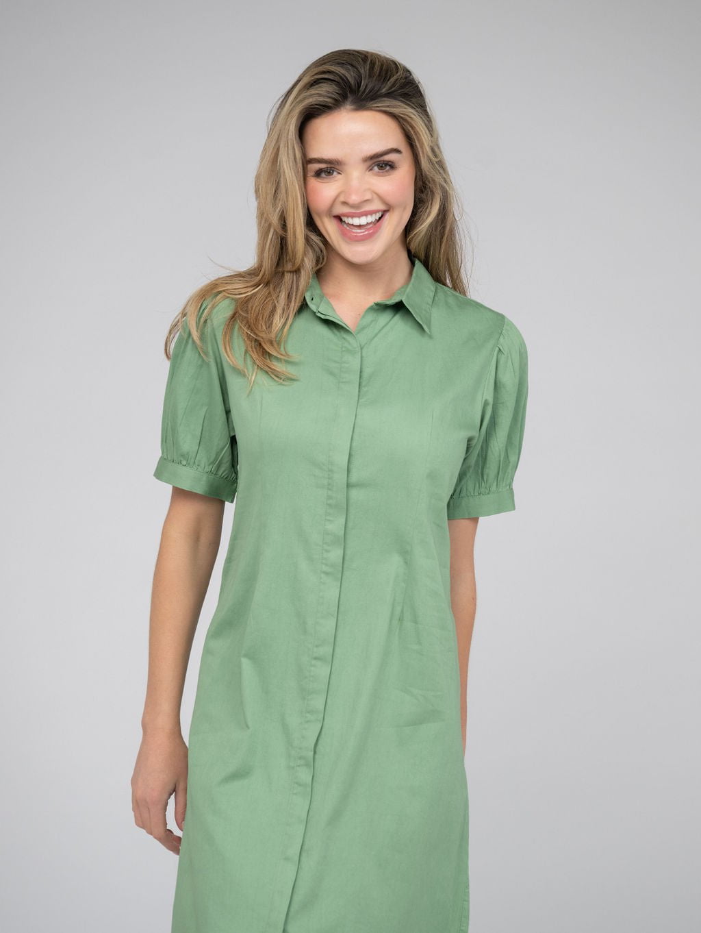 Beau & Ro Dress The Kris Dress | Fern Green