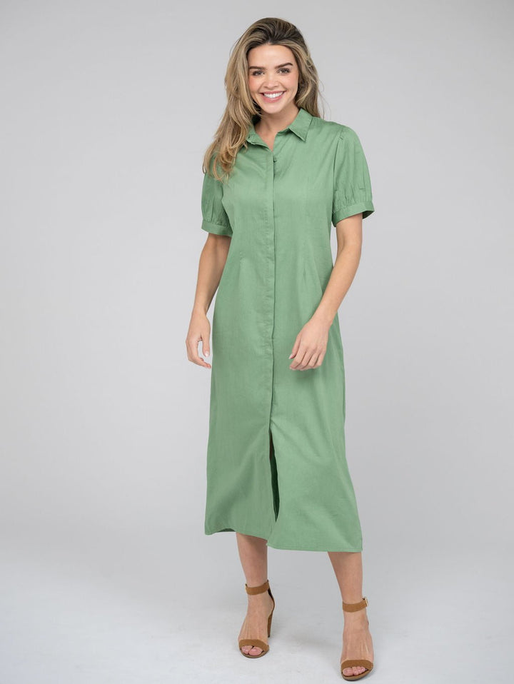 Beau & Ro Dress The Kris Dress | Fern Green