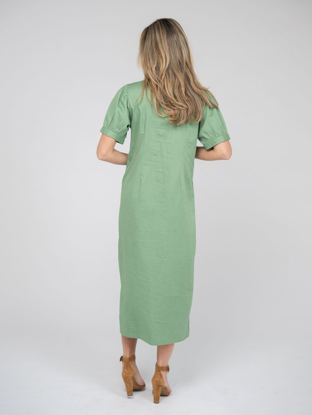 Beau & Ro Dress The Kris Dress | Fern Green