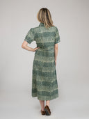 Beau & Ro Dress The Kris Dress | Green Fall Resist