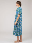 Beau & Ro Dress The Kris Dress | Green Picnic Stripe