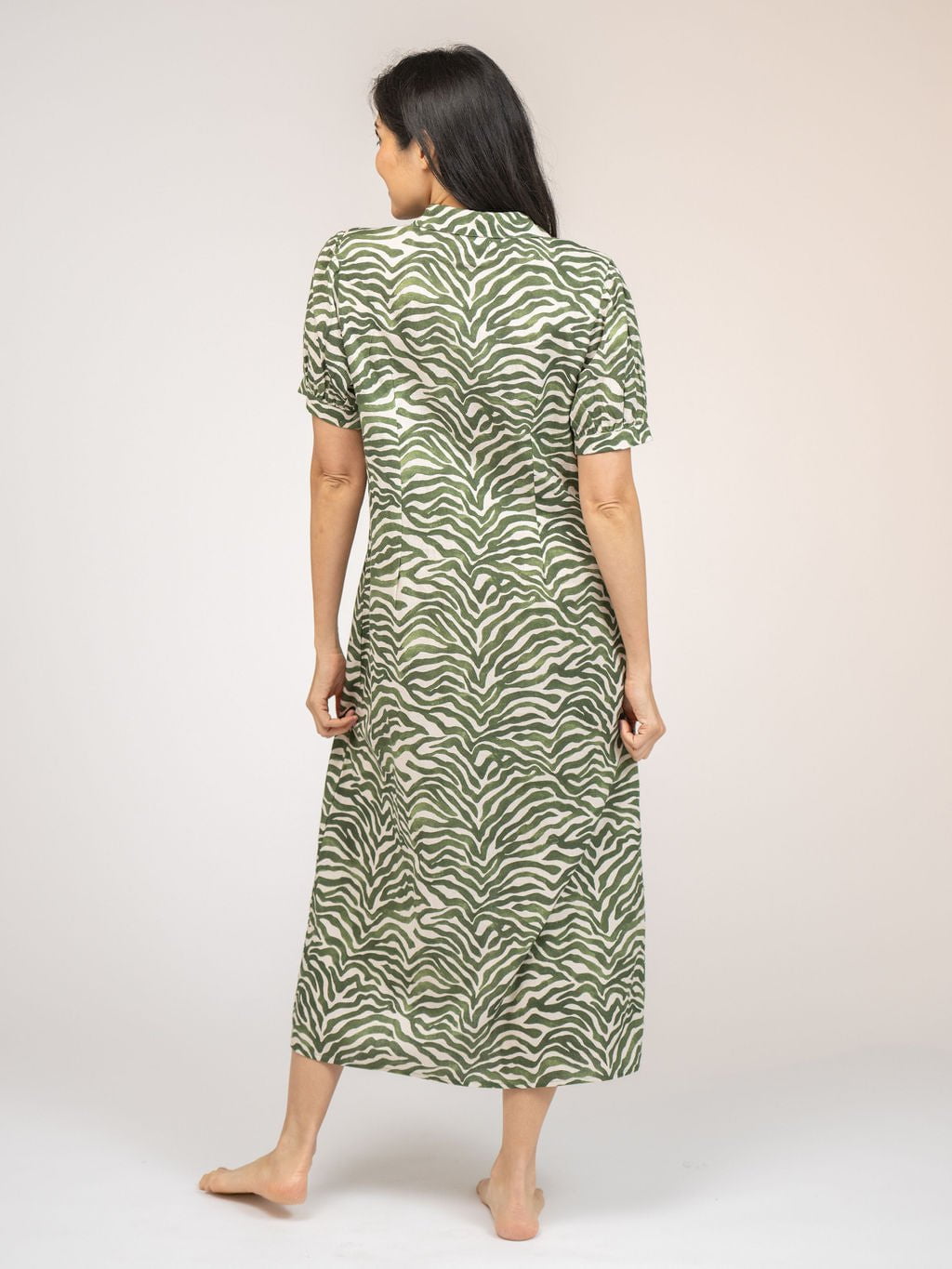 Beau & Ro Dress The Kris Dress | Green Zebra