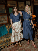 Beau & Ro Dress The Kris Dress in Indigo