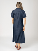 Beau & Ro Dress The Kris Dress in Indigo