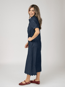 Beau & Ro Dress The Kris Dress in Indigo