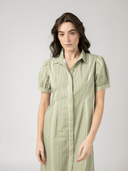 Beau & Ro Dress The Kris Dress in Moss Arrow