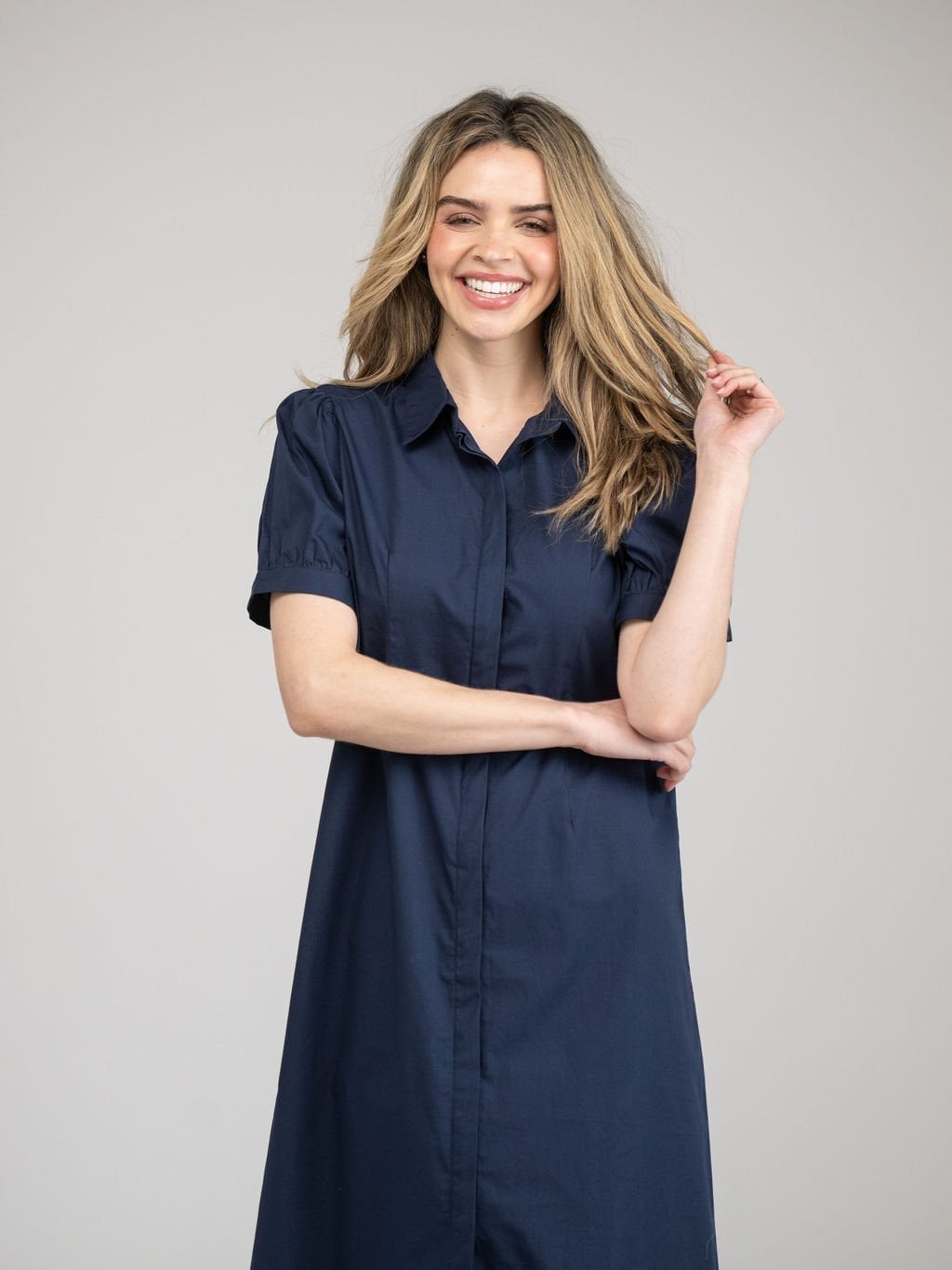 Beau & Ro Dress The Kris Dress | Navy