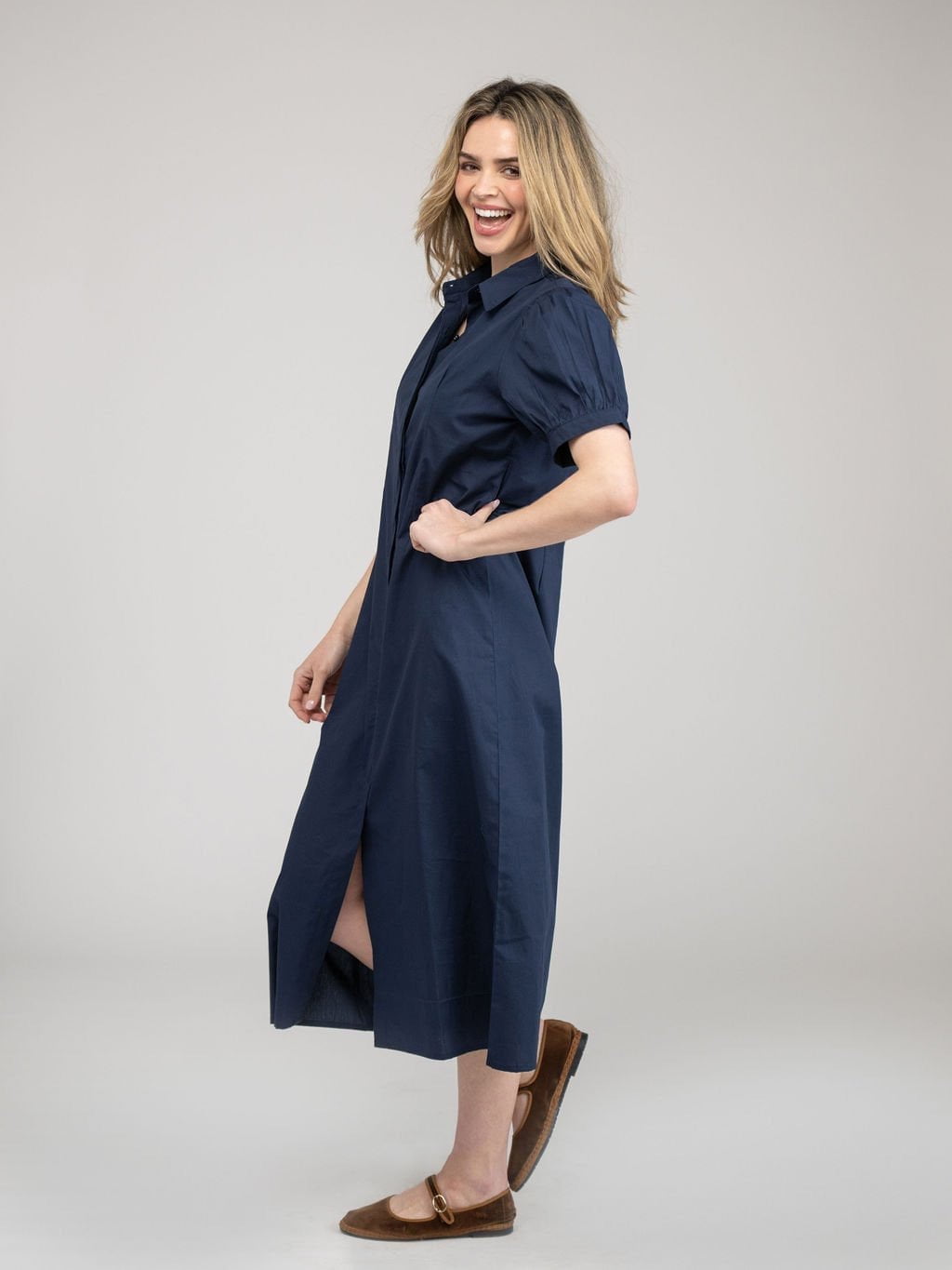 Beau & Ro Dress The Kris Dress | Navy