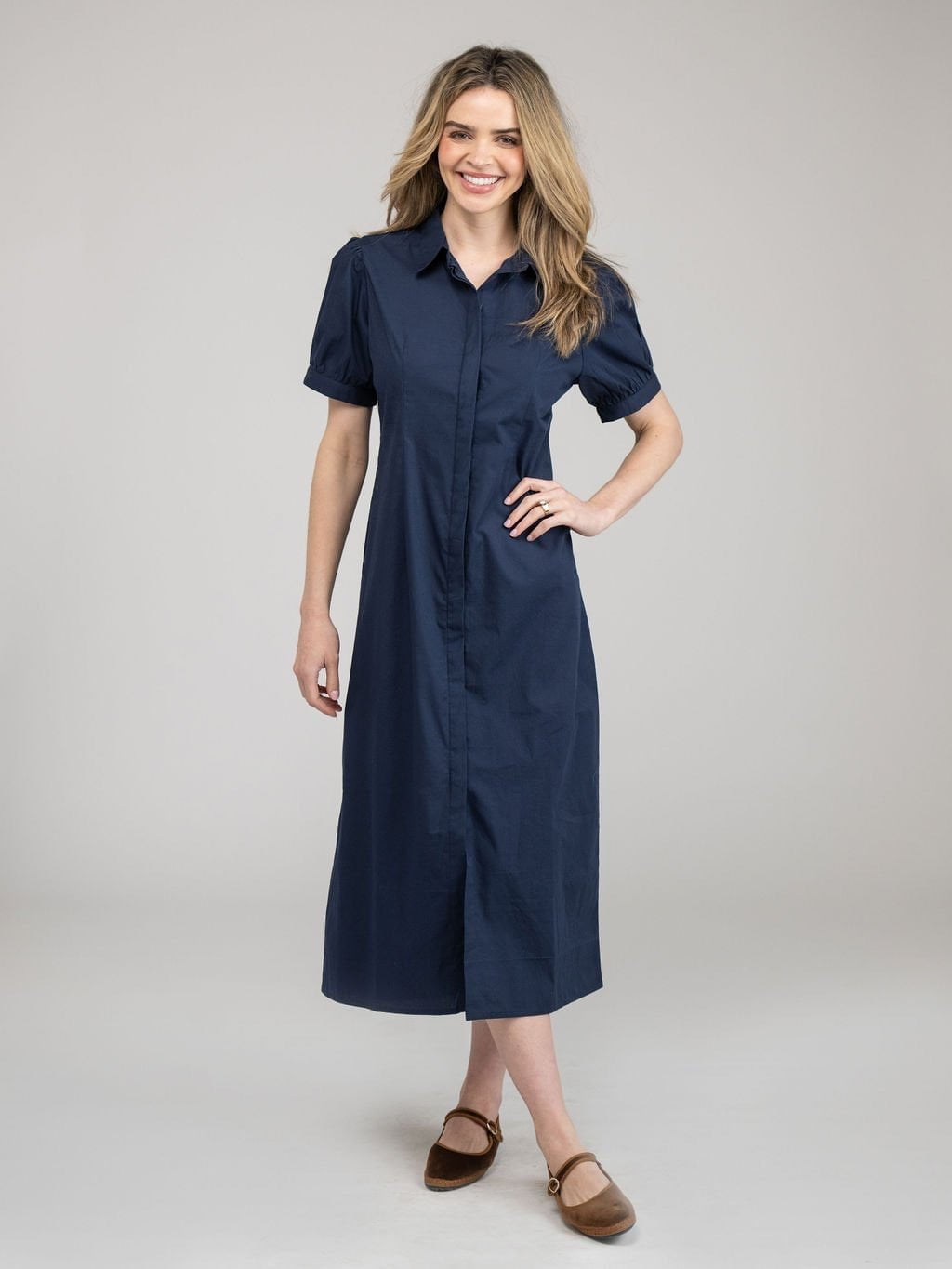Beau & Ro Dress The Kris Dress | Navy
