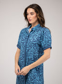 Beau & Ro Dress The Kris Dress | Navy Flore