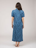 Beau & Ro Dress The Kris Dress | Navy Flore