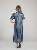 Beau & Ro Dress The Kris Dress | Navy Shine