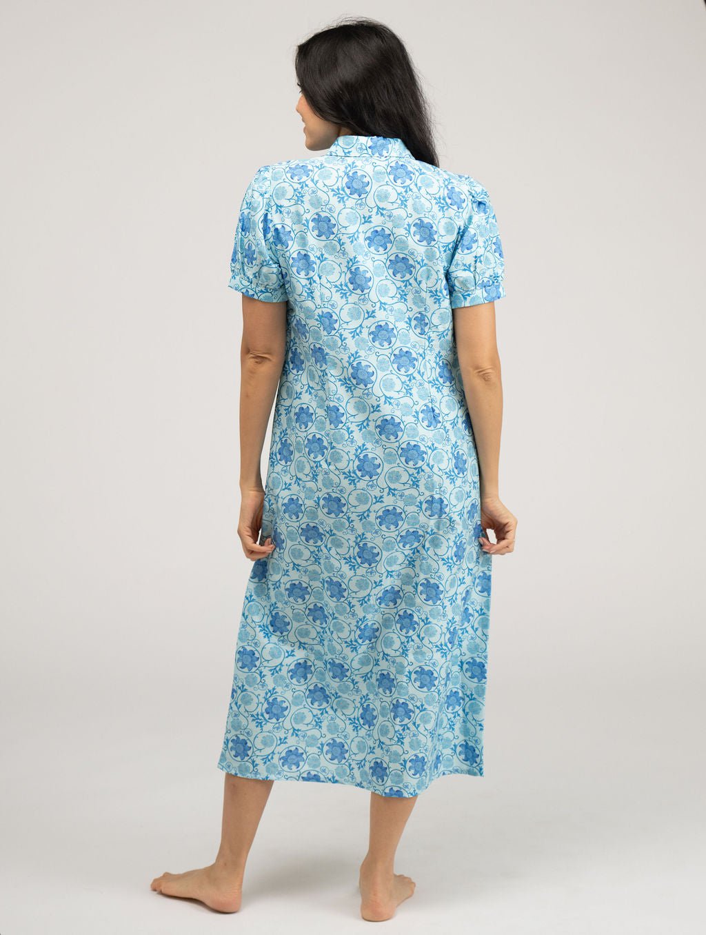 Beau & Ro Dress The Kris Dress | Ocean Garden Swirl