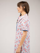 Beau & Ro Dress The Kris Dress | Pink & Blue Garden