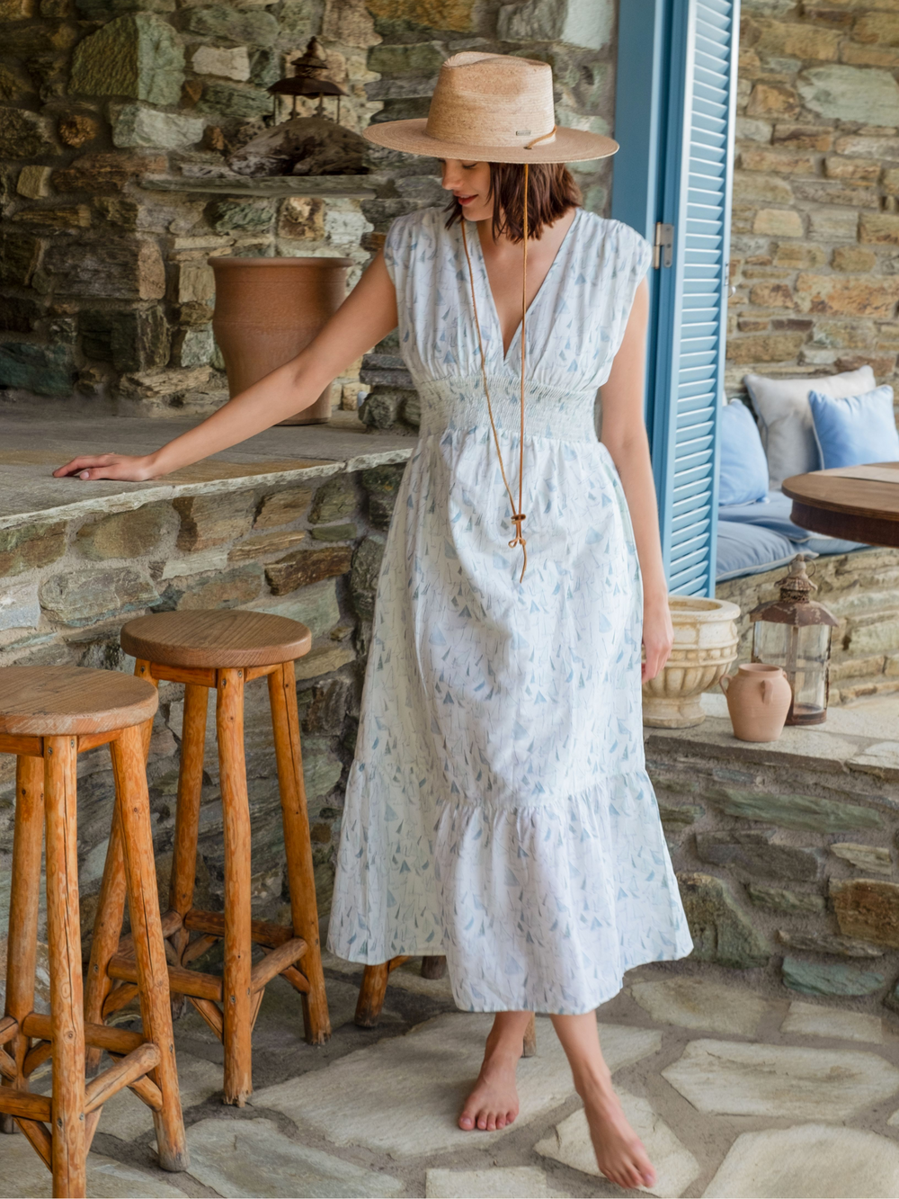 Beau & Ro Dress The Lauren Dress | Sailboats