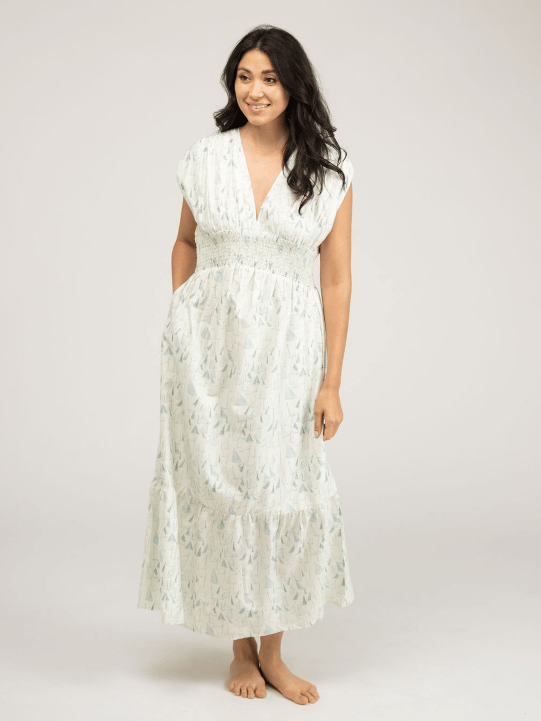 Beau & Ro Dress The Lauren Dress | Sailboats