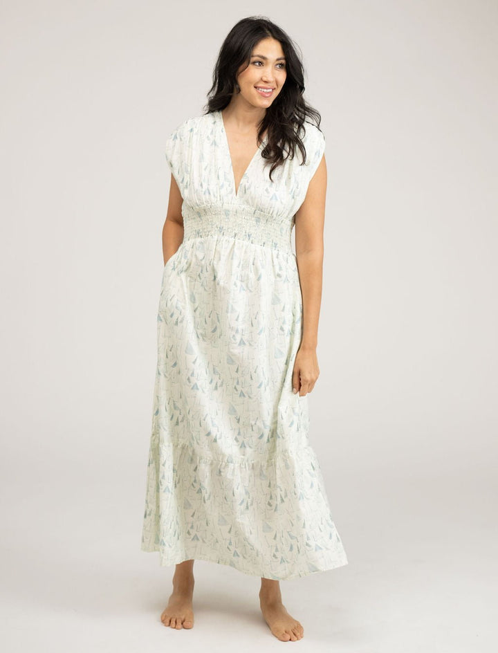 Beau & Ro Dress The Lauren Dress | Sailboats