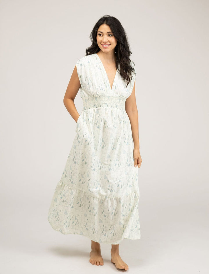 Beau & Ro Dress The Lauren Dress | Sailboats