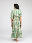 Beau & Ro Dress The Lily Midi Dress | Lace Sorbet