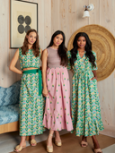 Beau & Ro Dress The Lily Midi Dress | Lace Sorbet