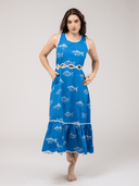 Beau & Ro Dress The Lina Dress | Blue Fish