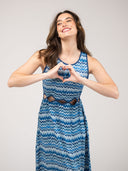 Beau & Ro Dress The Lina Dress | Blue Wave