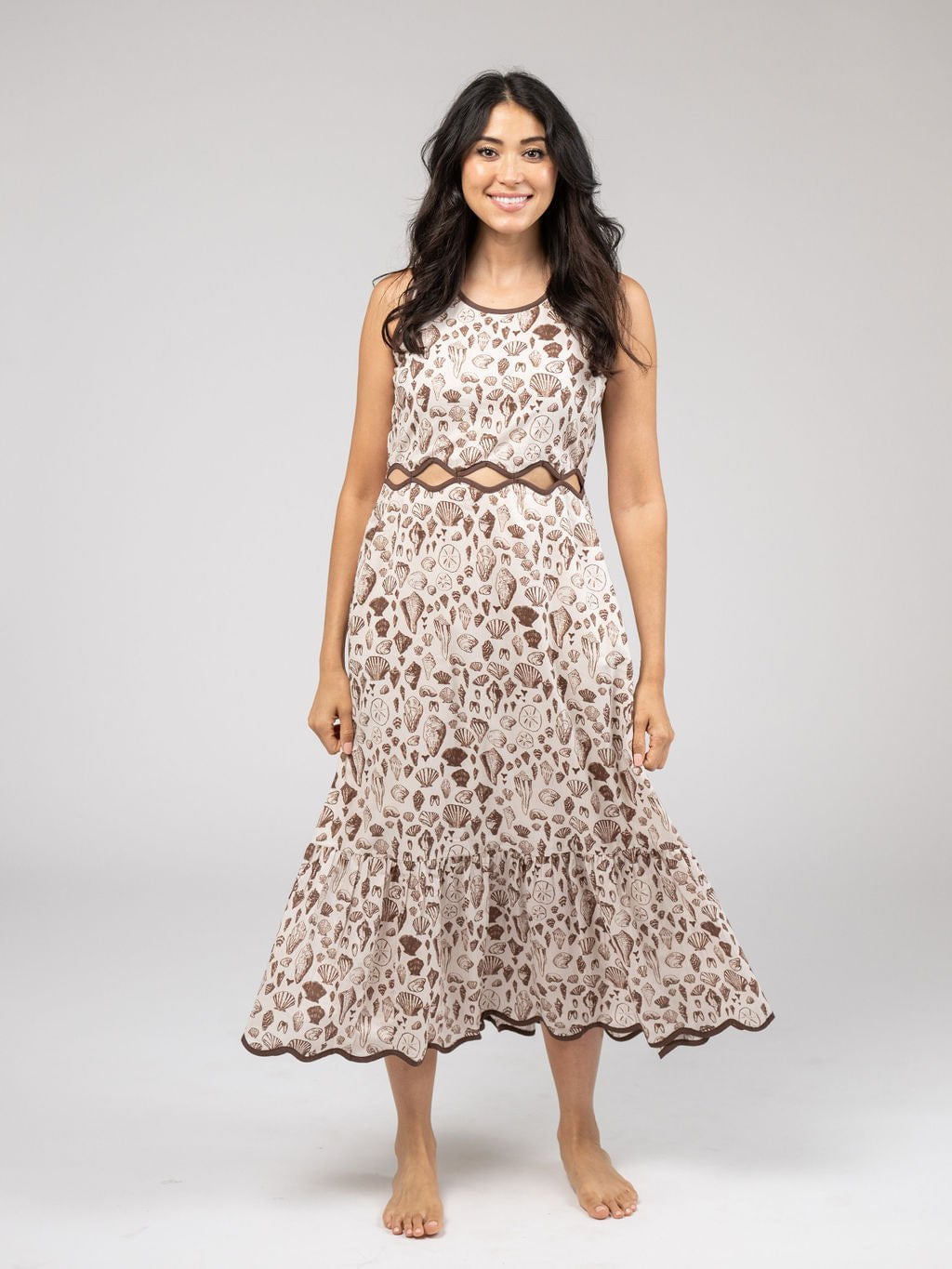 The Lina Dress | Coco Shells Beau & Ro The Lina Dress | Coco Shells Beau & Ro