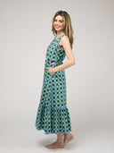 Beau & Ro Dress The Lina Dress | Green Check Block