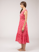 Beau & Ro Dress The Lina Dress | Pink Flore