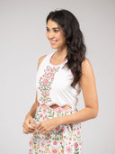 Beau & Ro Dress The Lina Dress | Pink Folk Flower