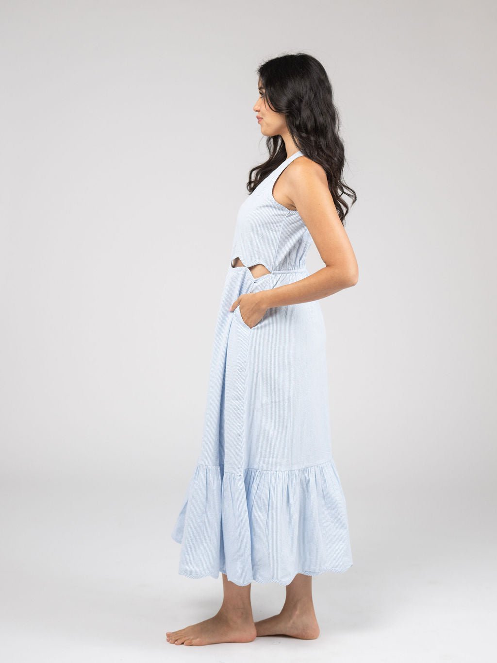 rag and bone lina dress Rag & Bone Lina Cap-Sleeve Knit Maxi Dress